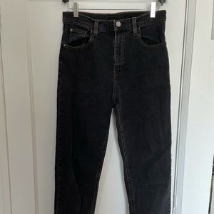 BDG Denim - Cropped Girlfriend Dark Wash Jeans